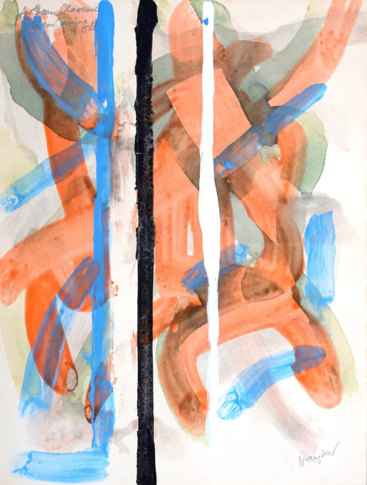 Aucune Technique Hayter - Composition, circa 1980 - Hand-signed