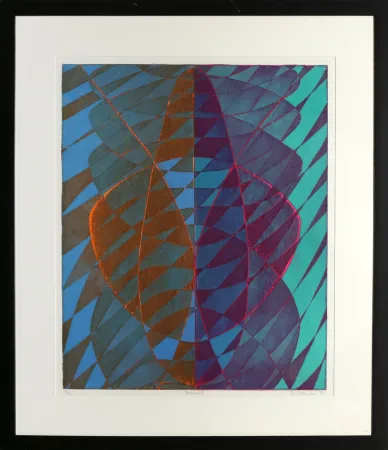 Gravure Hayter - Dromond