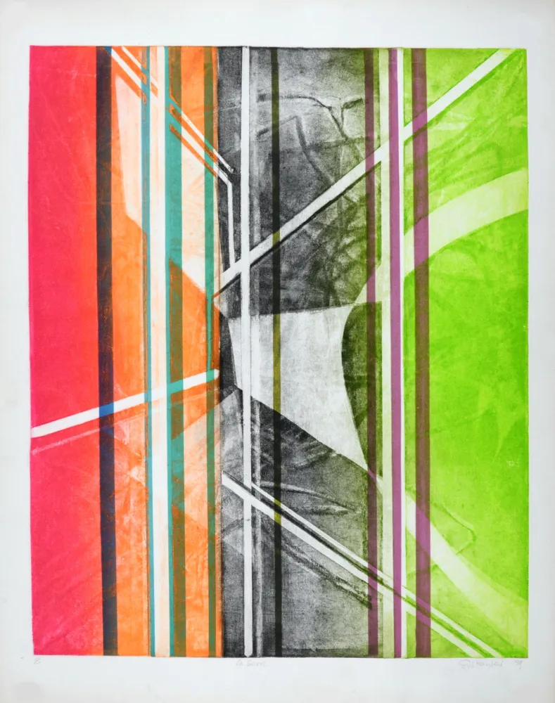 Gravure Hayter - La Serre, c. 1979 - Hand signed!