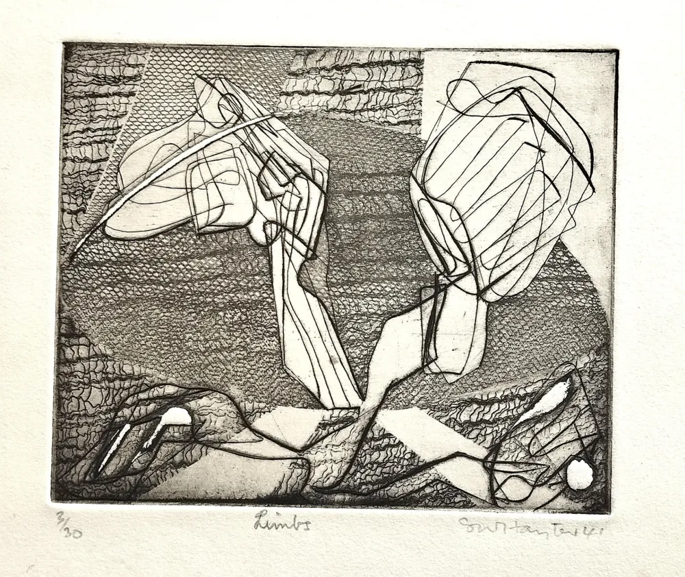 Eau-Forte Hayter - Limbs