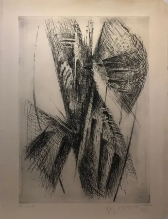 Gravure Heiliger - Sans titre