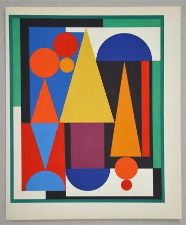 Sérigraphie Herbin - Composition Fleur Fruit