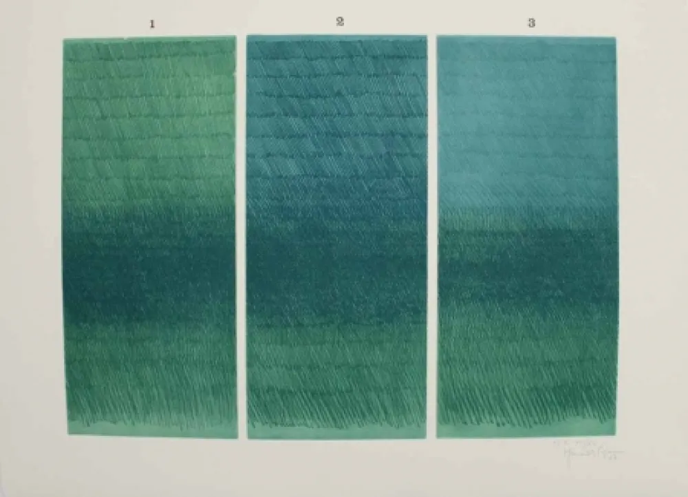 Eau-Forte Et Aquatinte Hernandez Pijuan - 1-2-3