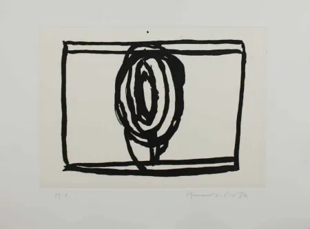 Aquatinte Hernandez Pijuan - Arbres 2