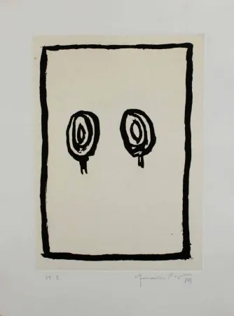 Aquatinte Hernandez Pijuan - Arbres 3