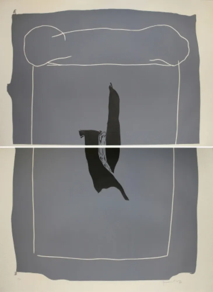 Linogravure Hernandez Pijuan - Camí (Road)