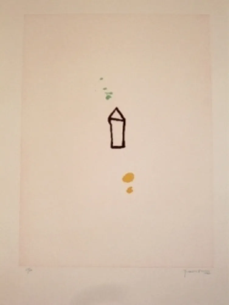 Eau-Forte Et Aquatinte Hernandez Pijuan - Casa amb jardi 1