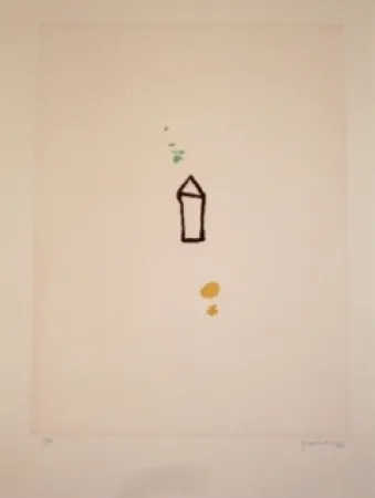 Eau-Forte Et Aquatinte Hernandez Pijuan - Casa amb jardi 1