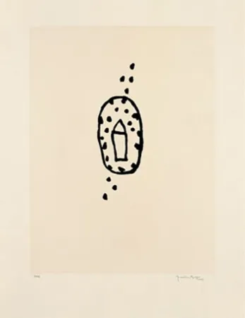 Aquatinte Hernandez Pijuan - Casa amb jardí 2