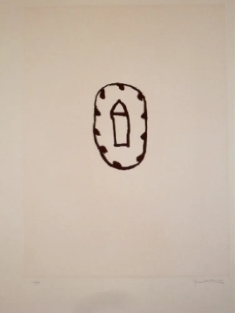 Eau-Forte Et Aquatinte Hernandez Pijuan - Casa amb jardi 3