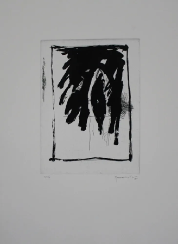 Eau-Forte Et Aquatinte Hernandez Pijuan - Claustre / Cloister