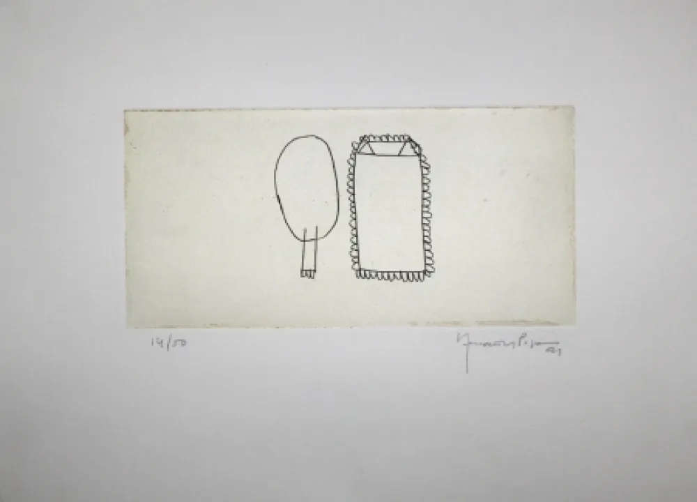 Gravure Hernandez Pijuan - Memòria de la Segarra III