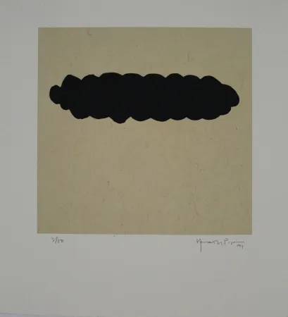 Aquatinte Hernandez Pijuan - Núvols II