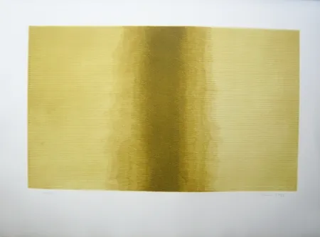 Gravure Hernandez Pijuan - Ombra sobre daurat