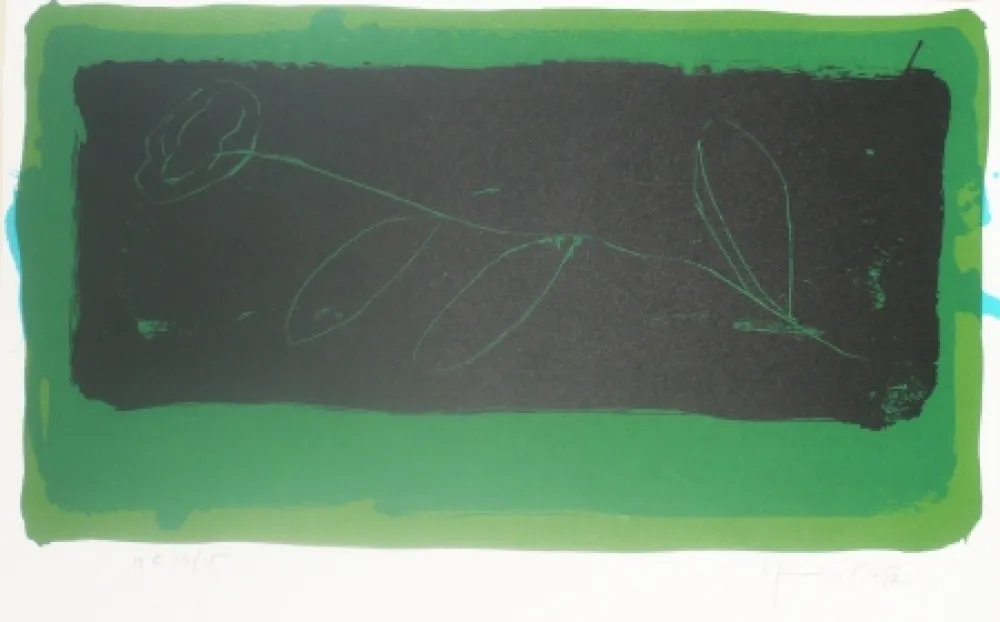 Lithographie Hernandez Pijuan - Sans titre 3