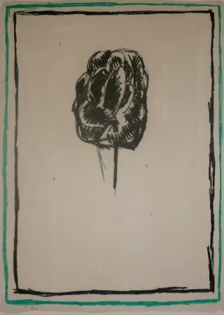 Lithographie Hernandez Pijuan - Sans titre 9
