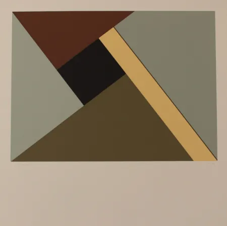 Lithographie Heurtaux - COMPOSITION - EXACTA FROM CONSTRUCTIVISM TO SYSTEMATIC ART 1918-1985