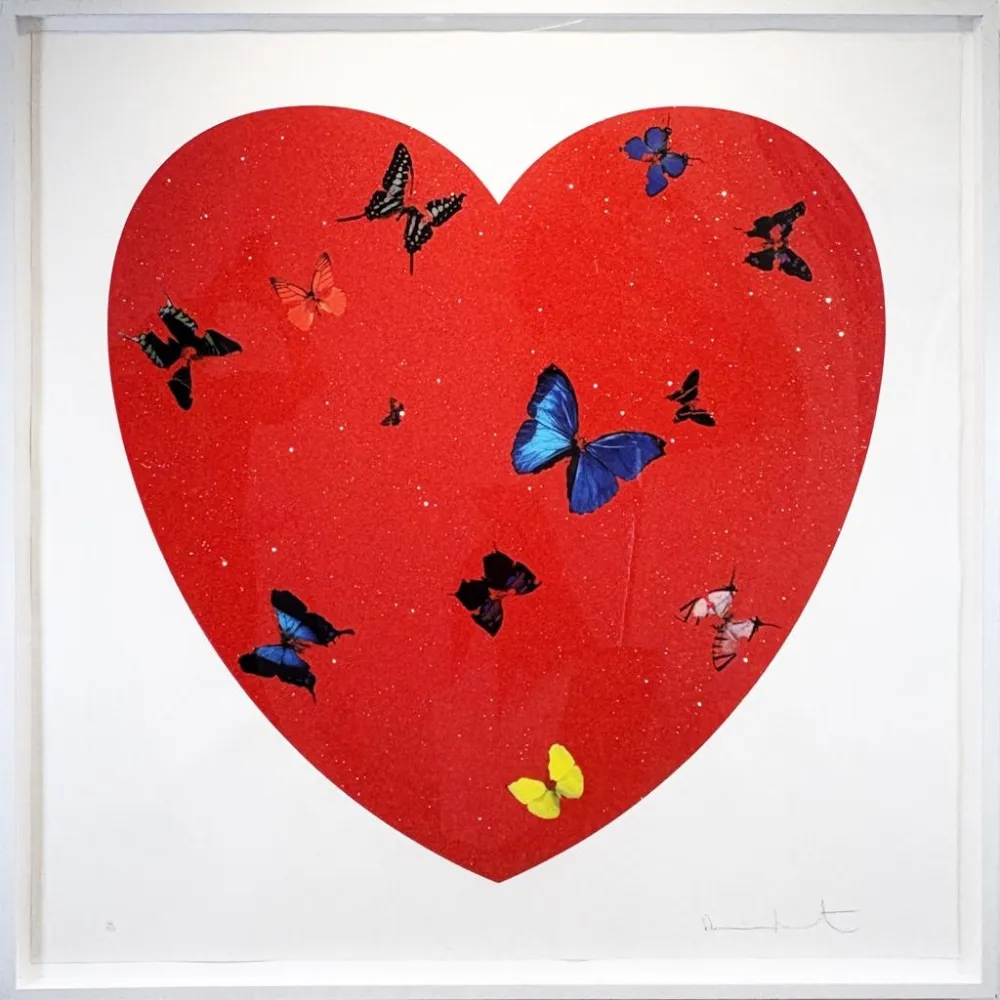 Sérigraphie Hirst - All You Need is Love Love Love