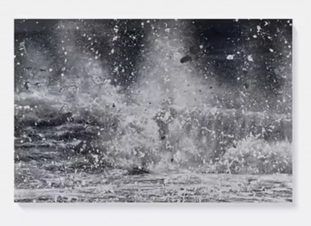 Photographie Hirst - Blizzard H13-10 from Where The Land Meets The Sea