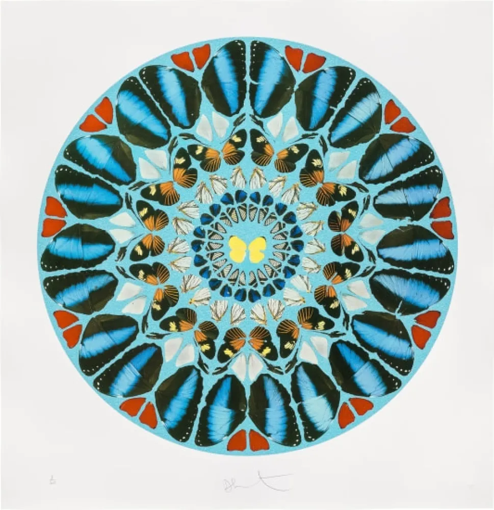 Sérigraphie Hirst - Psalm: Ad te, Domine, Levavi