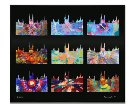 Sérigraphie Hirst - Toddington Spins for Contemporary Art Society, 2008