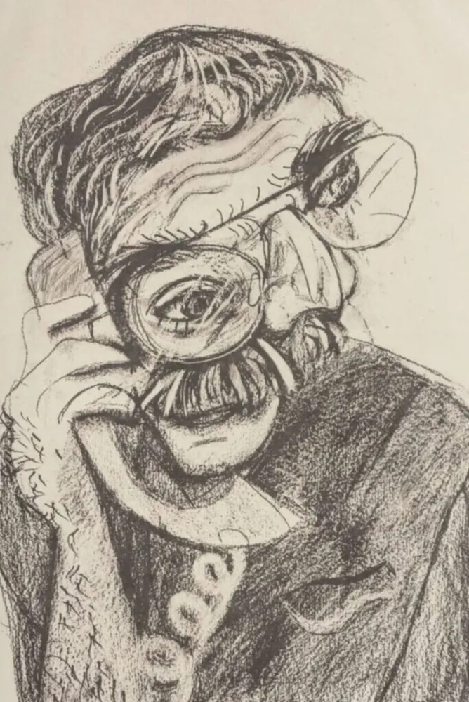 Lithographie Hockney - An Image of Ken