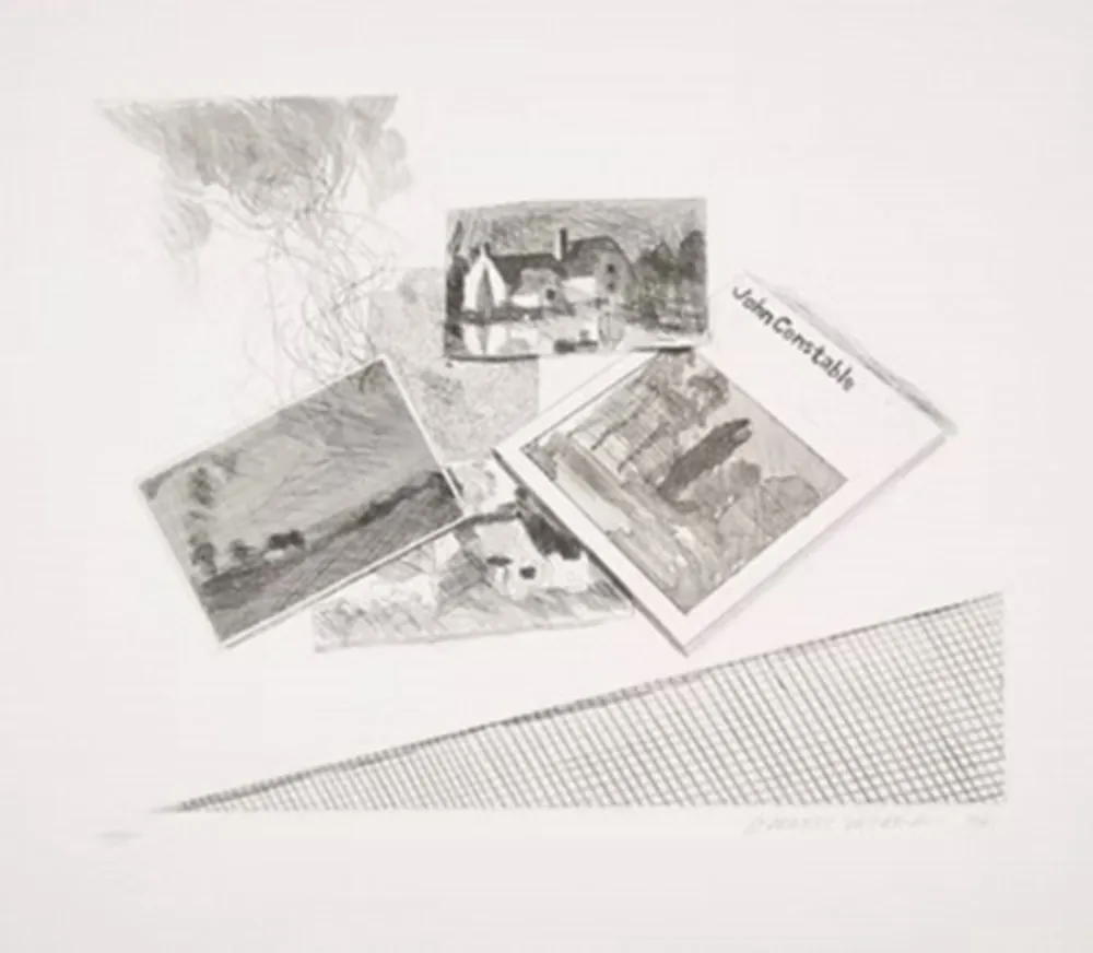 Eau-Forte Et Aquatinte Hockney - For John Constable