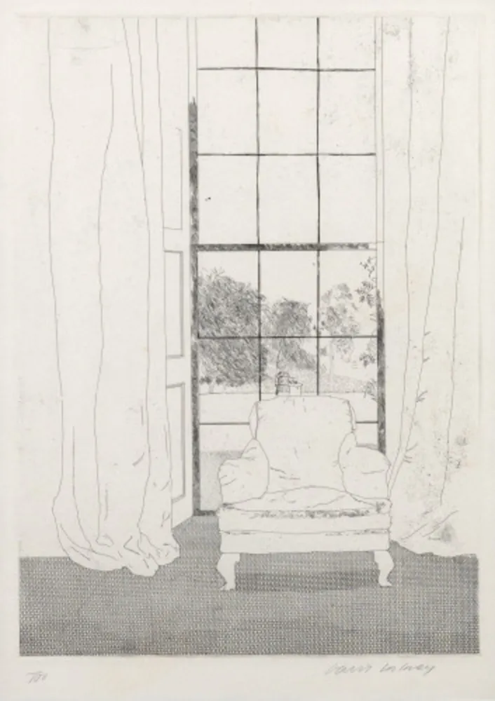 Gravure Hockney - Home