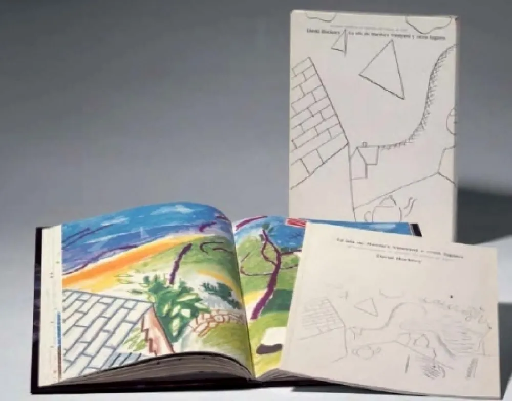 Livre Illustré Hockney -  La Isla de Martha Vineyard y otros lugares