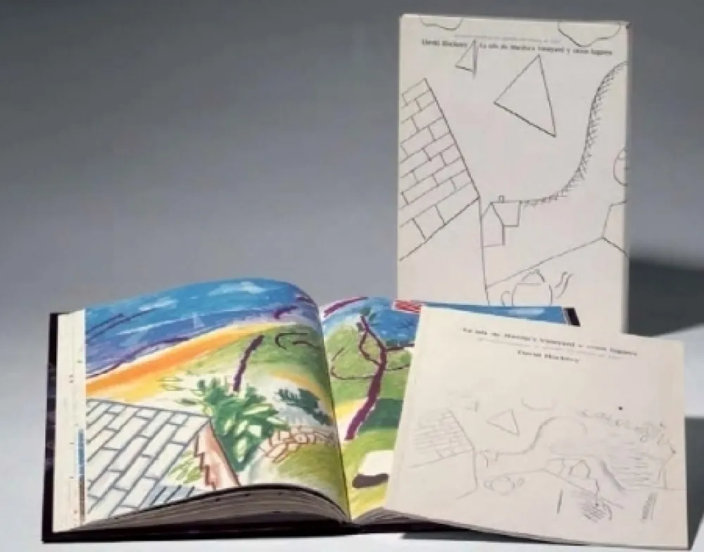 Livre Illustré Hockney - La Isla de Martha Vineyard y otros lugares