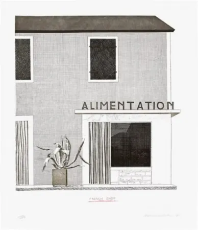 Eau-Forte Et Aquatinte Hockney - The French Shop