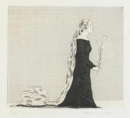 Eau-Forte Et Aquatinte Hockney - The Older Rapunzel
