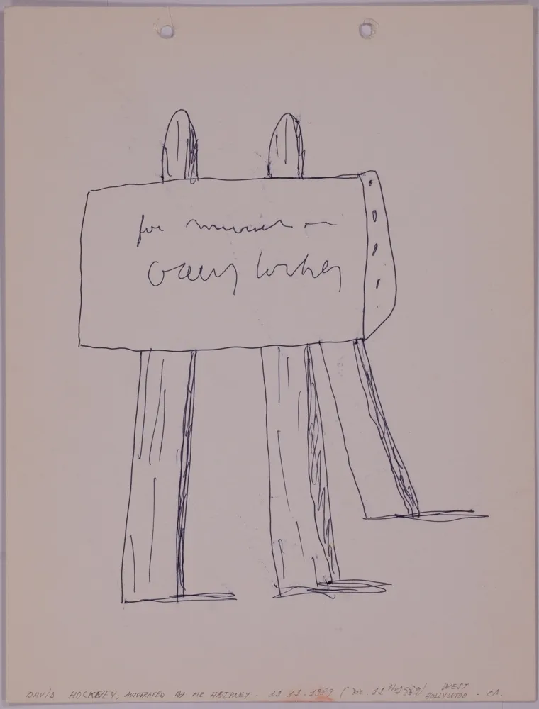 Aucune Technique Hockney - Untitled