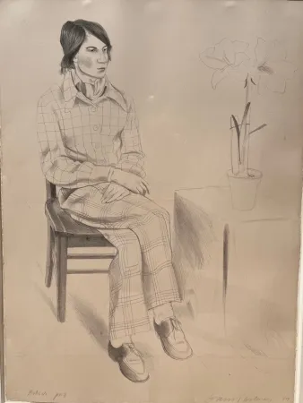 Lithographie Hockney - Yves Marie