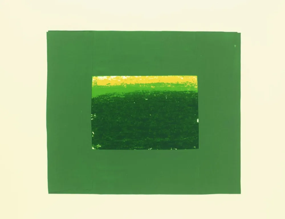 Sérigraphie Hodgkin - Indian Views - Plate K