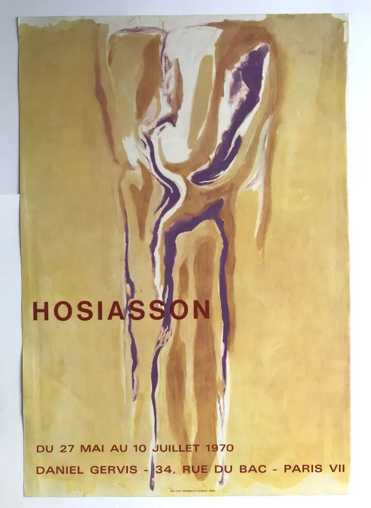 Affiche Hosiasson - Galerie Daniel Gervis