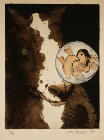 Eau-Forte Et Aquatinte Hüppi - Sans titre 5