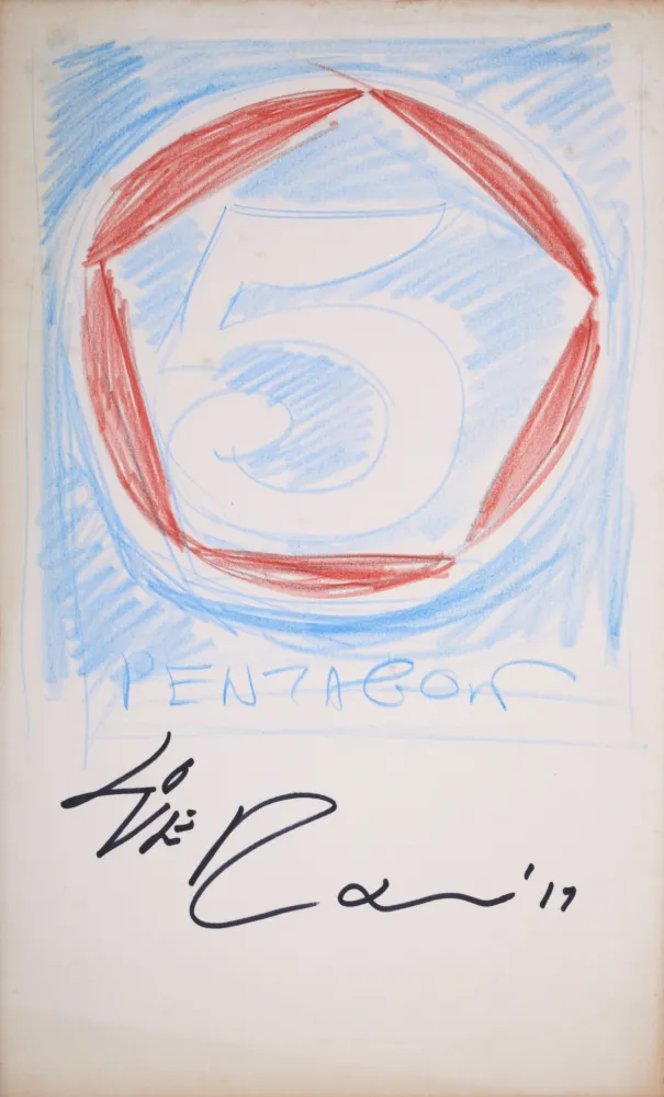 Aucune Technique Indiana - 5 Pentagon #1, 2017 - Hand-signed