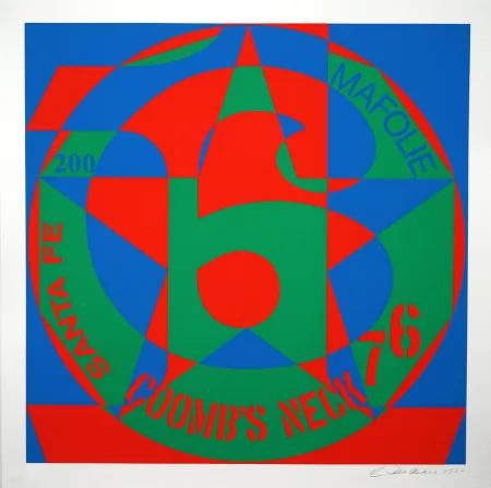 Sérigraphie Indiana - Decade: Autoportraits, Vinalhaven Suite. #6: Coomb's Neck