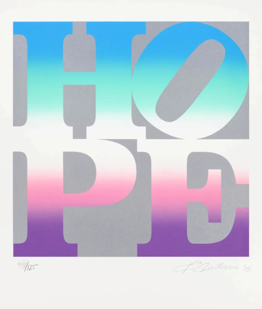 Sérigraphie Indiana - Four Seasons of Hope: Spring (Silver)
