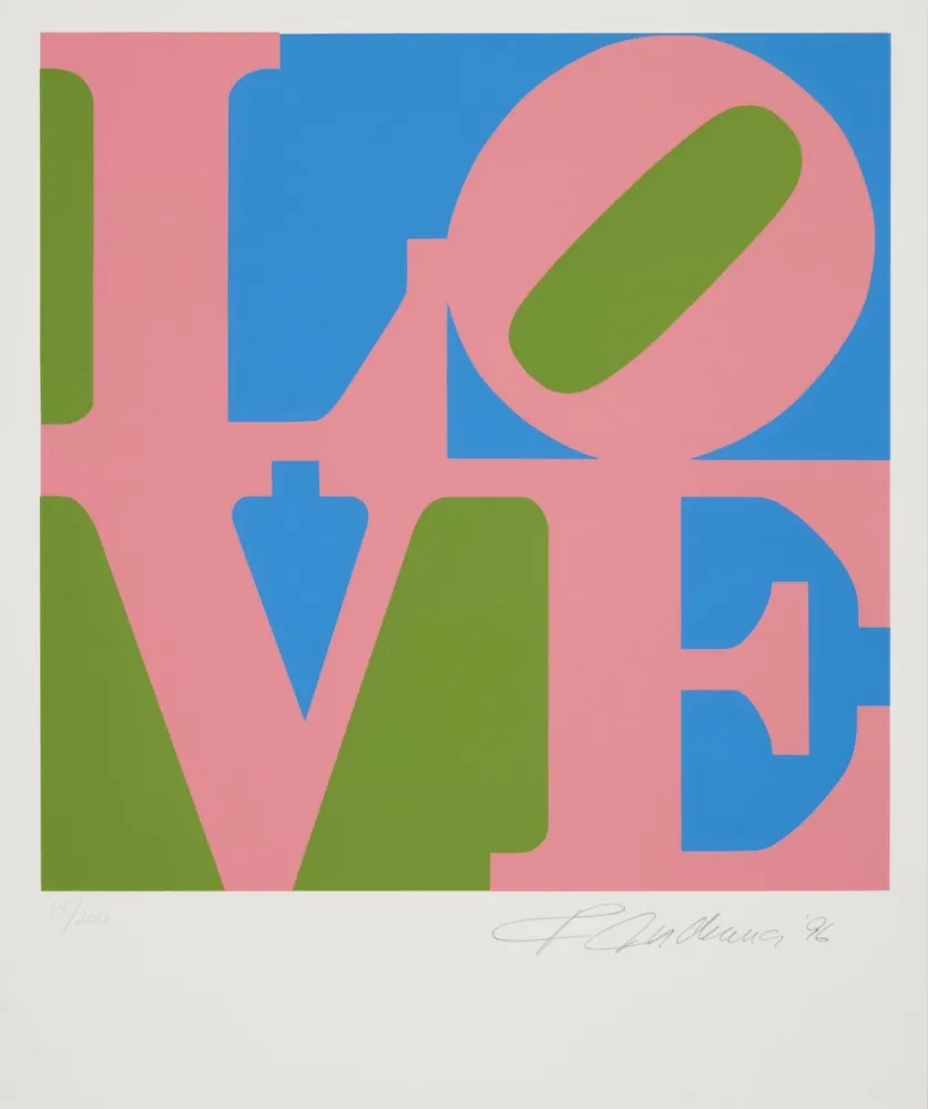 Sérigraphie Indiana - Love