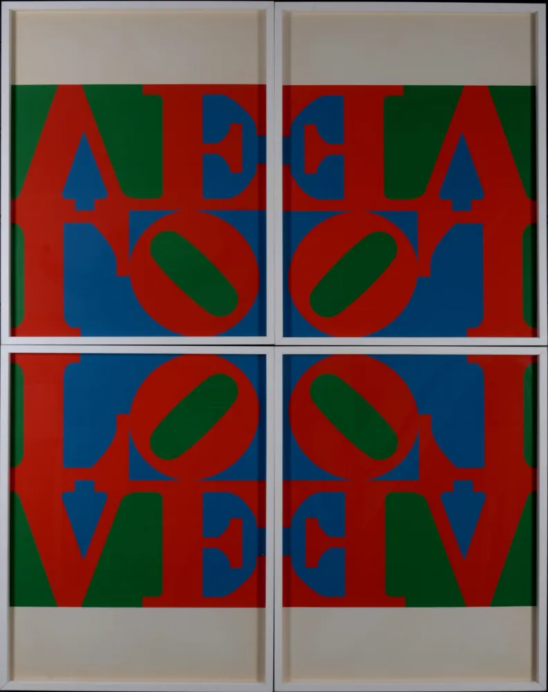 Sérigraphie Indiana - Love Wall (Love Frieze)