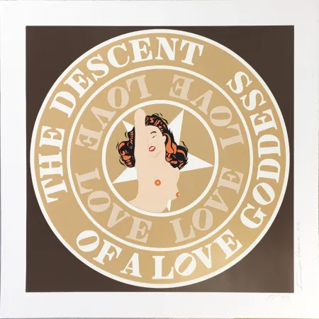 Sérigraphie Indiana - (Marilyn) Descent of a Love Goddess
