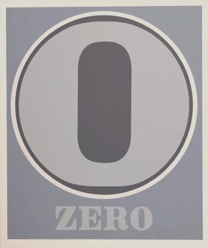 Sérigraphie Indiana - Number 0, 1968