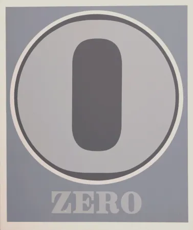 Sérigraphie Indiana - Number 0, 1968