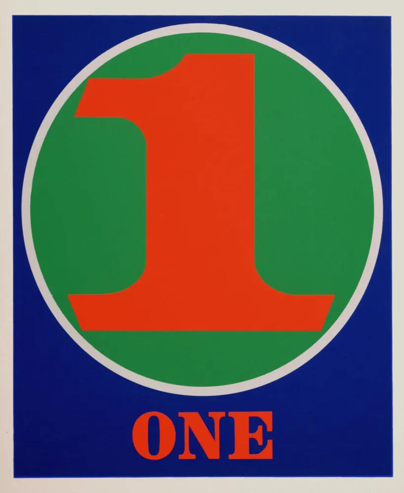 Sérigraphie Indiana - Number 1, 1968