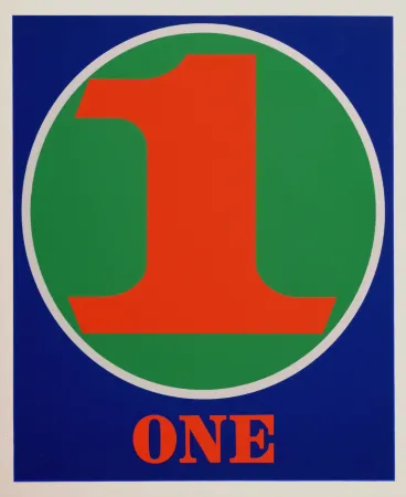 Sérigraphie Indiana - Number 1, 1968