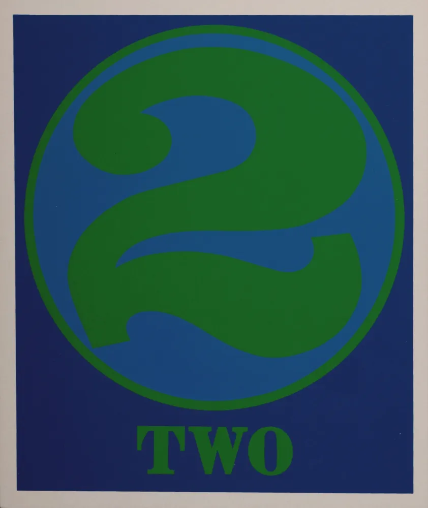 Sérigraphie Indiana - Number 2, 1968