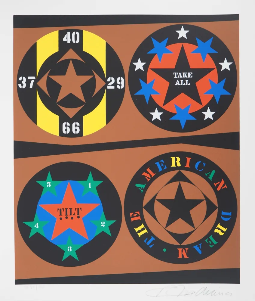 Sérigraphie Indiana - The American Dream