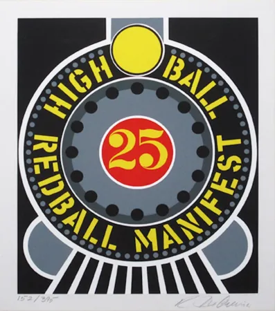 Sérigraphie Indiana - The American Dream (High Ball Redball Manifest)